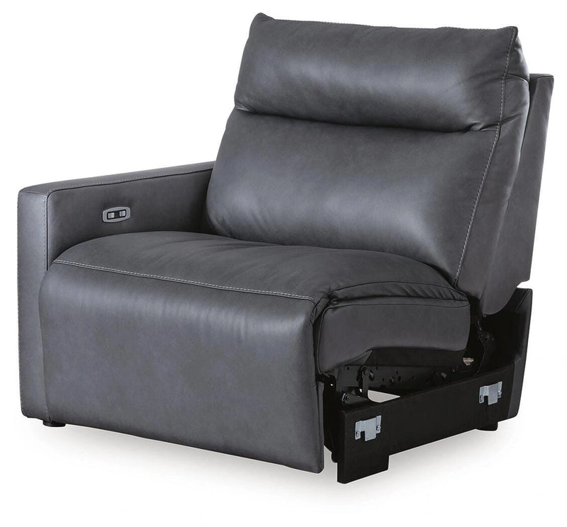 ModZ Power Reclining Sectional Loveseat with Audio Console