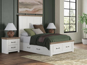 Ashley Savonport Full Panel Storage Bed — Plus
