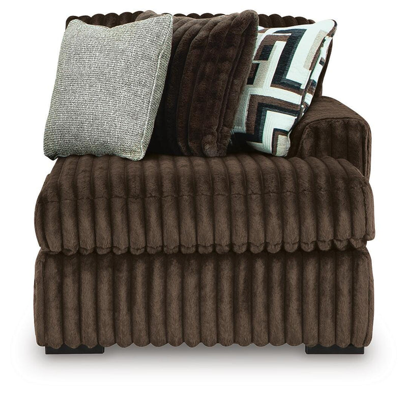 Midnight-Madness Sectional with Chaise