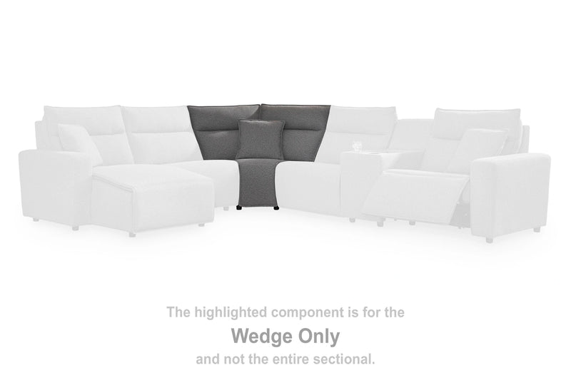 Modmax II Reclining Sectional with Chaise and Audio Console